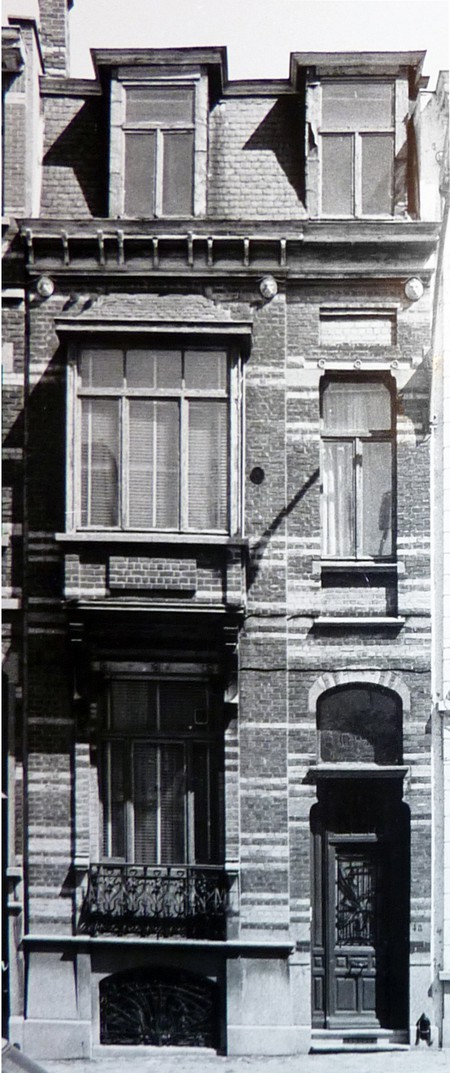 Grote Bosstraat 48, Schaarbeek, gevel in 1985, GAS/DS 25-48 (1985).