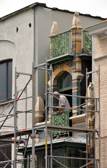 Restauration de la maison Strauven, 2012.