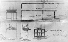 Grand-Place 74, Tournai, projet de nouvelle devanture commerciale, AET/Ville de Tournai/Voirie 17017/Plans 4543 (1904).
