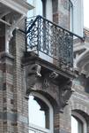 Rue Saint-Quentin 32, Bruxelles Extension Est, balcon de la lucarne (© APEB, photo 2015). 