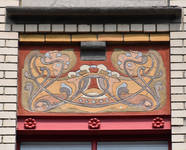 Lambermontlaan 150, Schaarbeek, tweede verdieping, borstwering (© APEB, foto 2016).