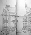 Projet de villa, 1899-1900. © CIVA, fonds C. Chapelle.