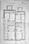 Rue Joseph II 148 et 150, Bruxelles Extension Est, plan des demi sous-sols, AVB/TP 13056 (1898).