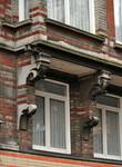 Josaphatstraat 338-340, Schaarbeek, consoles van de erker (© APEB, foto 2013).