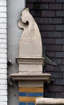 Lutherstraat 28, Brussel Uitbreiding Oost, linker pinakel (© APEB, foto 2016).