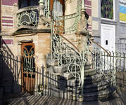 Maison de Saint Cyr, square Ambiorix 11, Bruxelles, 1900.