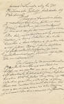 Extrait de la lettre envoyée par Strauven à Horta depuis Zurich en 1898. Coll. Musée Horta.